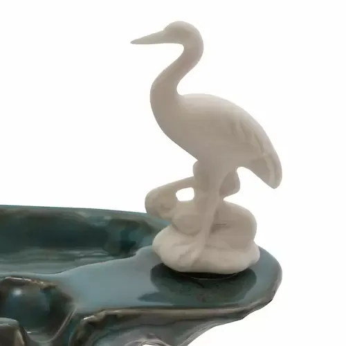 Tabletop Water Fountains Indoor Water Fall Decor for Meditation with Mist with Fake Plants